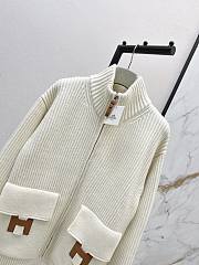 Hermes Wool knit jacket - 4