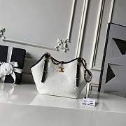 Chanel Raffia Small Shopping White Bag 20×28×7cm - 1