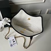 Chanel Raffia Small Shopping White Bag 20×28×7cm - 5