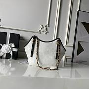 Chanel Raffia Small Shopping White Bag 20×28×7cm - 2