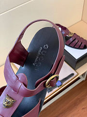Gucci Fisherman Red Sandals - 3