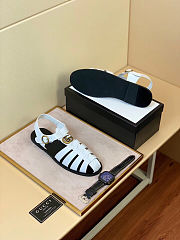 Gucci Fisherman White Sandals - 4