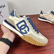 Dolce & Gabbana DG Country Road nylon and leather sneaker - 3