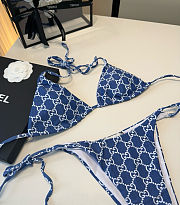 Gucci GG Monogram Blue Bikini - 3