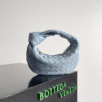 Bottega Veneta Mini Jodie Blue Bag 23x15x5cm