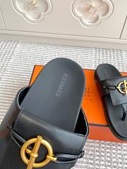 Hermès Miss Black Sandal - 3