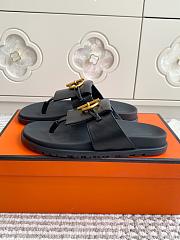 Hermès Miss Black Sandal - 2