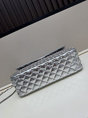 Valentino Garavani Metallic Nappa Medium Rockstud Spike 30x8.5x20cm - 4