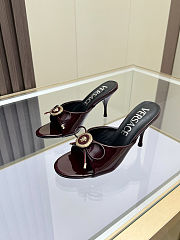 Versace Opera Bow Mules - 4