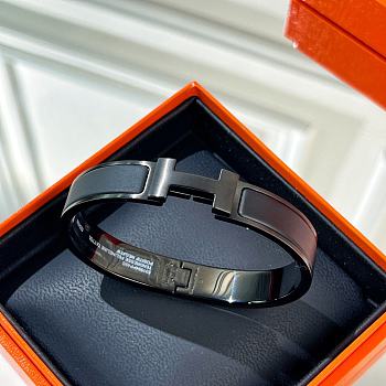 Hermès Clic HH Black Bracelet