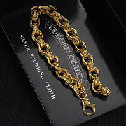 Chrome Hearts Heart Gold Bracelet - 5