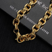 Chrome Hearts Heart Gold Bracelet - 2