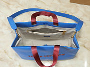 Louis Vuitton Mini Shopper Blue Tote 35x28x13cm - 6