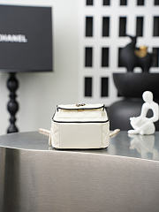 Chanel Mini Black White Backpack 18x13x9cm - 5