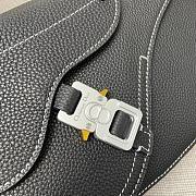 Dior Saddle Messenger Black Bag 24x16.5x5.5cm - 5