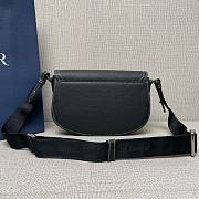 Dior Saddle Messenger Black Bag 24x16.5x5.5cm - 3