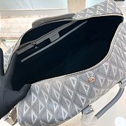Dior Lingot 50 Duffle Grey Bag 50x25x21.5cm - 6