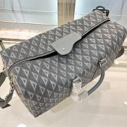 Dior Lingot 50 Duffle Grey Bag 50x25x21.5cm - 5