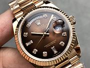 Rolex Day-Date 40 Chocolate Diamond Dial – Everose Gold - 2