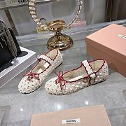 Miu Miu crochet ballerinas - 6