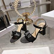 Dior J'Adio Ribbon Buckle Block Heel - 1