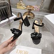 Dior J'Adio Ribbon Buckle Block Heel - 4