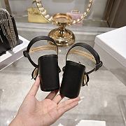 Dior J'Adio Ribbon Buckle Block Heel - 3