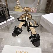 Dior J'Adio Ribbon Buckle Block Heel - 2