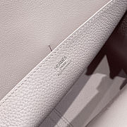 Hermes Halzan 25 Mauve Pale Clemence Bag 25x7.9x17cm - 3