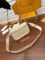  Louis Vuitton Diane Satchel Bag Cream 23x16x8.5cm - 4