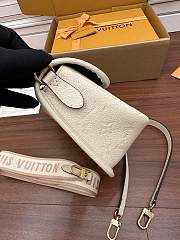  Louis Vuitton Diane Satchel Bag Cream 23x16x8.5cm - 2