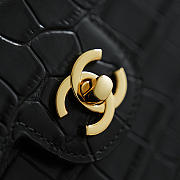 Chanel Mini Top Handle Turn Around Flap Bag 14.5x19.5x5cm - 6