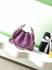 Chanel 25 Mini Violet Handbag 20x22x12.5cm - 3