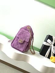 Chanel 25 Mini Violet Handbag 20x22x12.5cm - 5