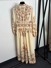 Zimmermann Indra Plunge Linen Dress  - 6