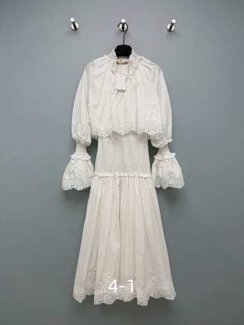 Zimmermann Alchemy Lace-Trimmed Cotton Poplin Maxi Dress