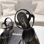 Chanel Patent Leather High Heeled Sandals 9cm - 4