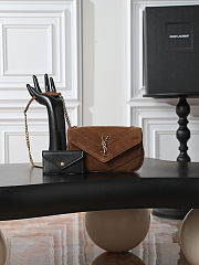  Saint Laurent Loulou Mini Bag in Suede 20×12×5cm - 1