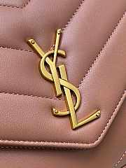  Saint Laurent Loulou Small in Matelassé Lambskin 29×17×8cm - 6