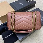  Saint Laurent Loulou Small in Matelassé Lambskin 29×17×8cm - 2