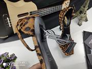 Saint Laurent Opyum Leopard-Print Calf Hair Sandals - 4