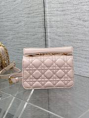 Dior Jolie Top powder pink Handle Bag 19x6x12cm - 5