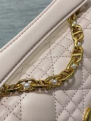 Dior Jolie Top powder pink Handle Bag 19x6x12cm - 4