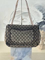 Chanel Denim Quilted Denimpression Flap 39×26×11cm - 6