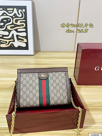  Gucci Ophidia GG Small Shoulder Bag 25x19cm