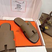  Hermès Izmir Étoupe Brown Sandal  - 3
