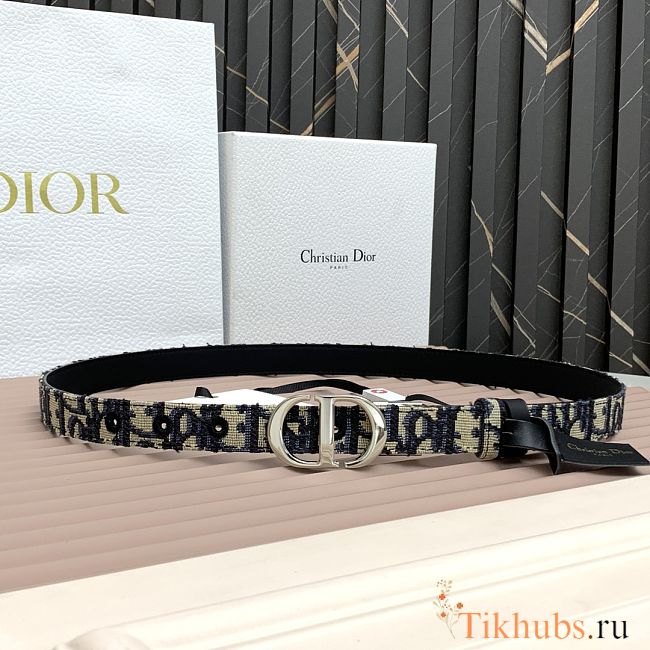Dior 30 Montaigne Reversible Belt - 1