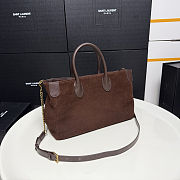 Saint Laurent YSL Downtown Cabas Bag 33x11x23cm - 4