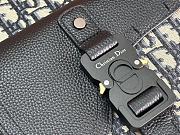  Dior Saddle Zip Beige và Black Backpack 33 x 43.5 x 19.5 cm - 4