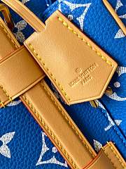  Louis Vuitton Christopher MM Monogram Blue Backpack 41 x 47 x 13 cm - 3